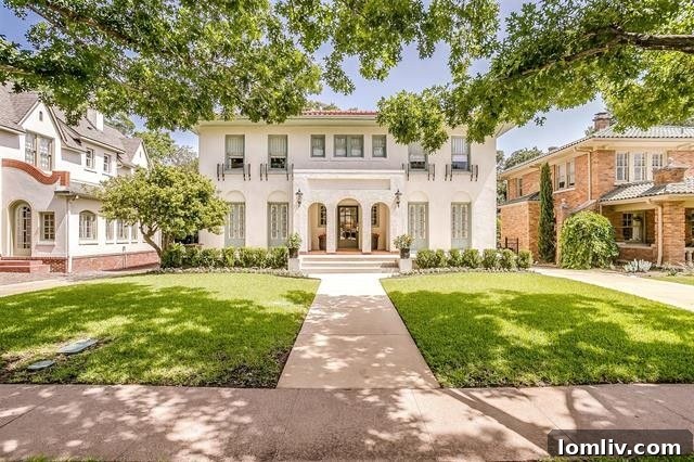 Exquisite 1923 Mediterranean Revival Villa in Berkley Place, Fort Worth