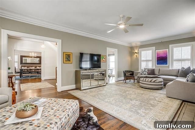 Bright and airy interior showcasing the home's flowing layout