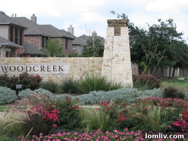 Woodcreek Community Entrance