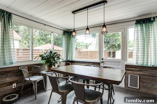 Chic Remodeled Maple Springs Cottage for Bike Commuters 5 Bright and Inviting Study Area
