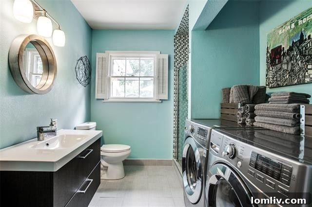 Chic Remodeled Maple Springs Cottage for Bike Commuters 9 Spacious Primary Bedroom with Sitting Area