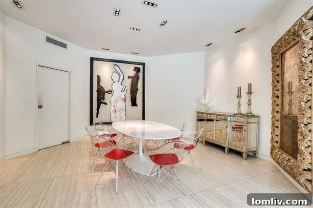 Lease the Bud Oglesby Estate: An Iconic Backdrop for Neiman Marcus Catalogs 9 Architectural detail showcasing the blend of light and space in a Bud Oglesby interior.