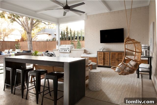 ML Interiors: Crafting Your Outdoor Oasis 3 Spacious Southcrest backyard designed for various outdoor activities