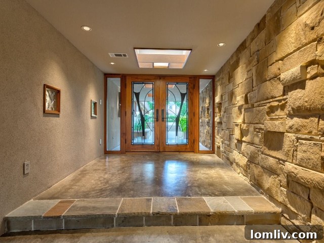 Custom home logo designed by SALA Architects, featured throughout 4808 Bill Simmons Road