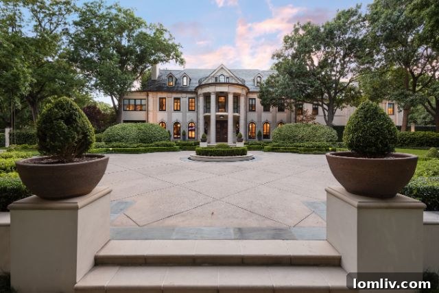 University Park Georgian Estate: A Rich Tapestry of History 3 6601HuntersGlen-3072H: Exquisite Exterior of the Cullen F. Thomas Estate