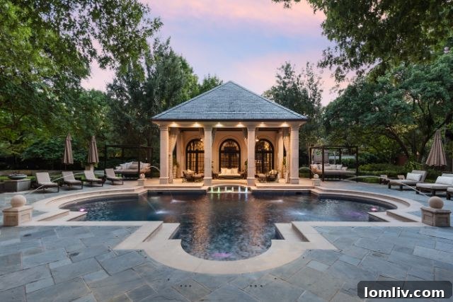 University Park Georgian Estate: A Rich Tapestry of History 27 6601HuntersGlen-3072H: Outdoor Entertainment Area with Modern Furnishings