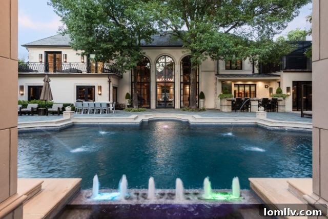 University Park Georgian Estate: A Rich Tapestry of History 28 6601HuntersGlen-3072H: Expansive Backyard and Landscaped Grounds