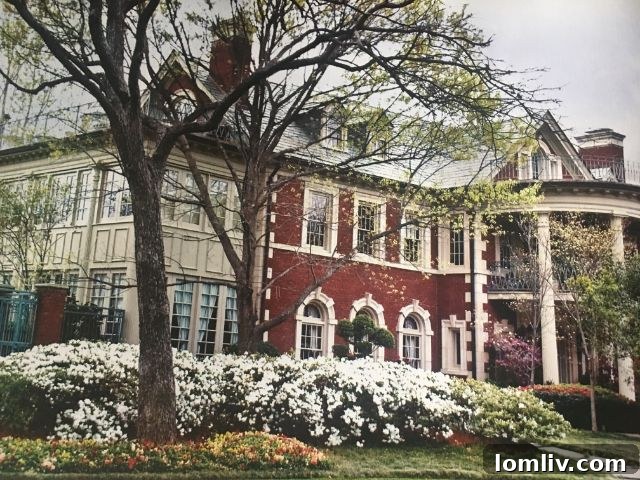 University Park Georgian Estate: A Rich Tapestry of History 4 HG-FACADE-OVERHEAD: Historical View of the Cullen F. Thomas Home Exterior