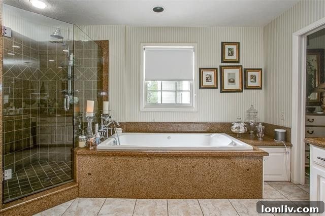 Luxurious principal bedroom suite with king-size bed and multiple seating areas