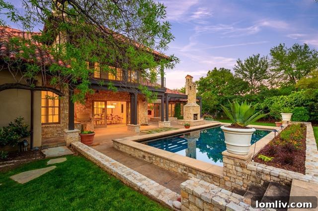 Exterior View of 1500 Wills Court, Mediterranean Architecture