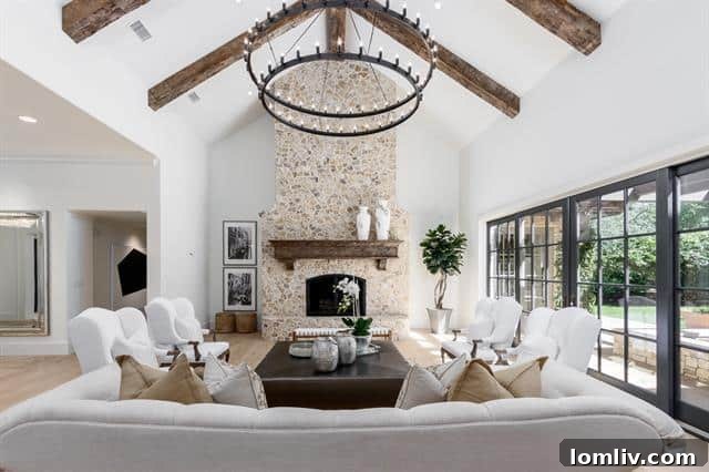 Professionally Staged Living Room at 1500 Wills Court