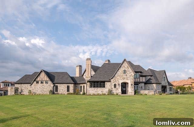 Elegant front elevation of a custom home by Bella Custom Homes in Dallas-Fort Worth