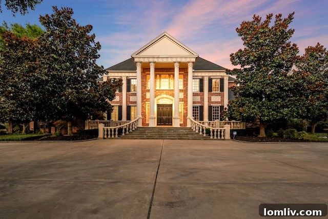 Exterior view of a stunning luxury home in Colleyville, Texas