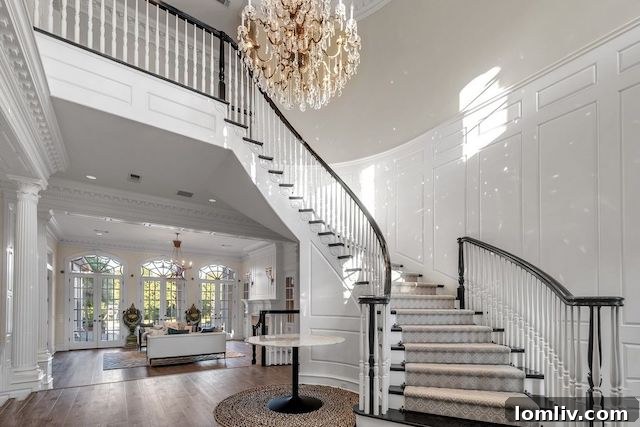 Interior design showcasing a luxurious living space