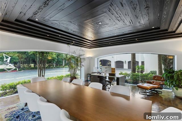 Phil Romano'nun Efsanevi Malikanesinde Krallar Gibi Yaşam 14 Renovated Strait Lane Estate Living Room