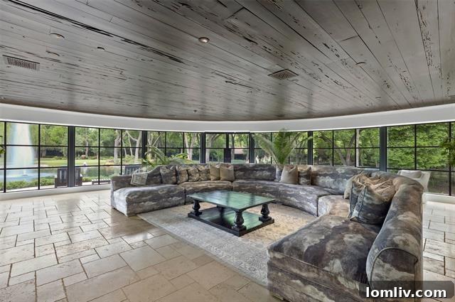 Phil Romano'nun Efsanevi Malikanesinde Krallar Gibi Yaşam 7 Strait Lane Estate Before Renovation Interior View 2