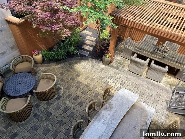 Private gate offering direct access from the backyard to the scenic Katy Trail