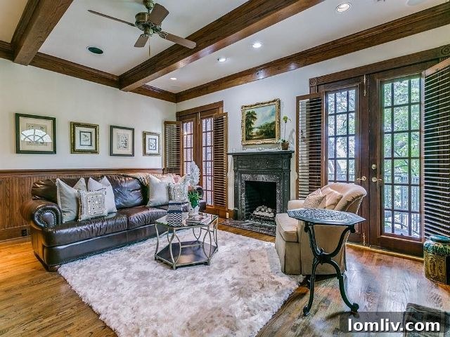 View of Lush Private Garden from Interior