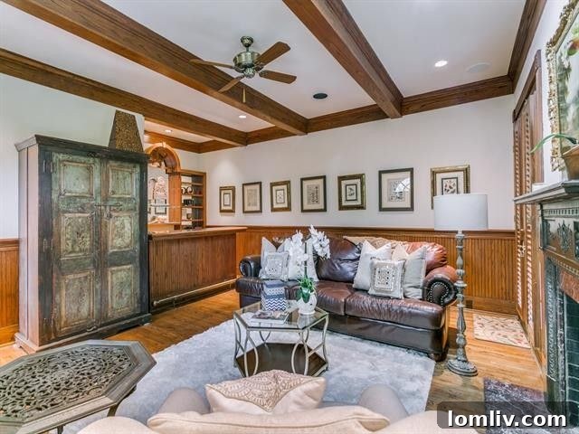 Detailed View of Architectural Elements and Landscaping