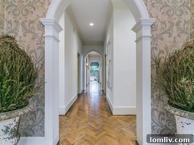 Luxury Christopher Place Townhome with French Brown Herringbone Floors