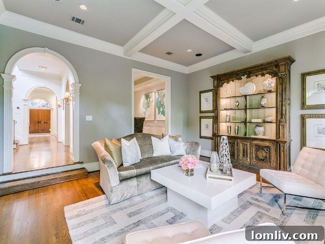 Interior View of Elegant Christopher Place Residence