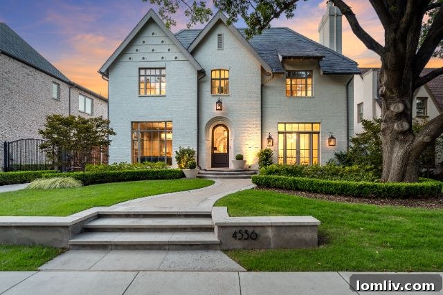 Belclaire's Radiant French Charm 2 Classic Highland Park Home Exterior at 4536 Belclaire Avenue by Ellen Grasso and Sons Homes