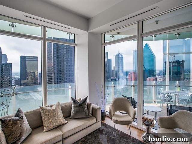 Experience Museum Tower Living: Turnkey Leases 6 Panoramic city views from a high-rise apartment