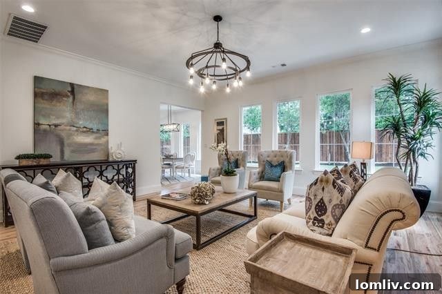 Luxurious Bathroom with Dual Vanities and Large Mirror