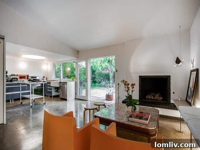 Leading Lighting Designer Tully Weiss' Lakewood Home Hits the Market 7 Built-in perimeter counters serving as seating or display areas