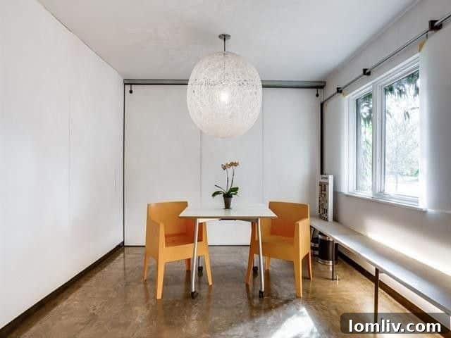 Leading Lighting Designer Tully Weiss' Lakewood Home Hits the Market 9 Architectural details: clean lines, raised ceilings, and natural light