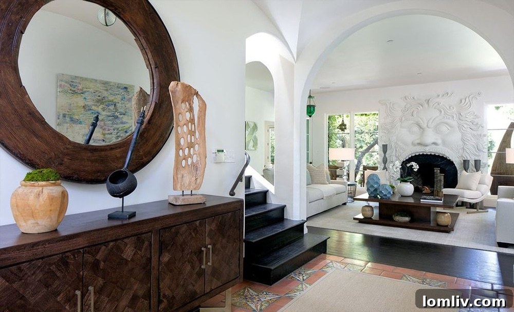 Another beautifully decorated sitting area, bathed in natural light