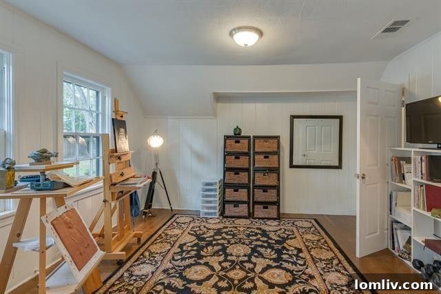 Pristine white primary bathroom with separate sinks
