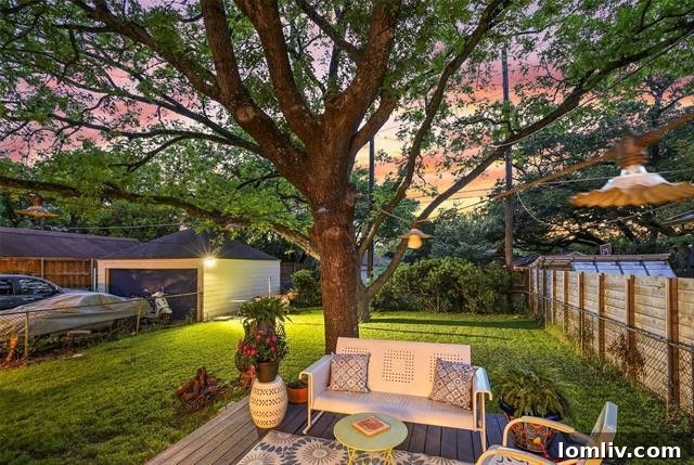 Inviting back deck, perfect for outdoor relaxation and entertaining