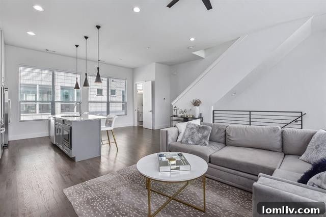Modern bathroom with clean lines and contemporary fixtures
