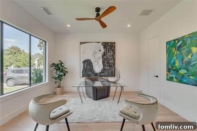 Gourmet chef's kitchen with Thermador appliances and walnut island