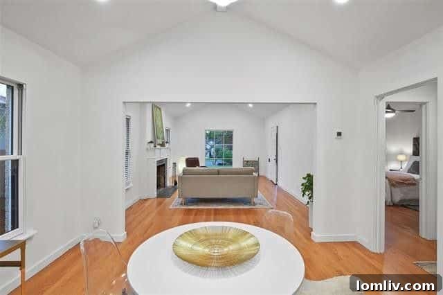 Interior shot of 1541 Cedar Hill Avenue, showcasing its inviting living spaces