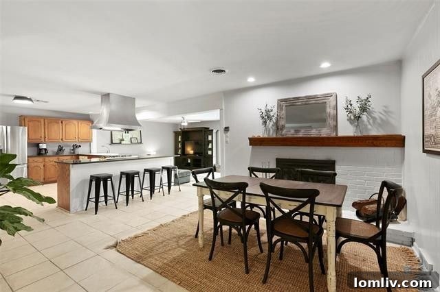 Modern and expansive kitchen, ideal for a culinary enthusiast