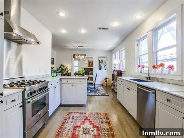 Spacious and bright dining area, perfect for entertaining guests