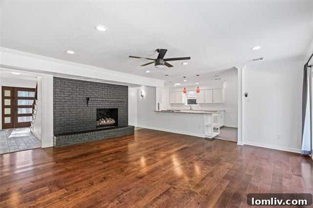 Sleek custom kitchen with ample counter space and modern fixtures