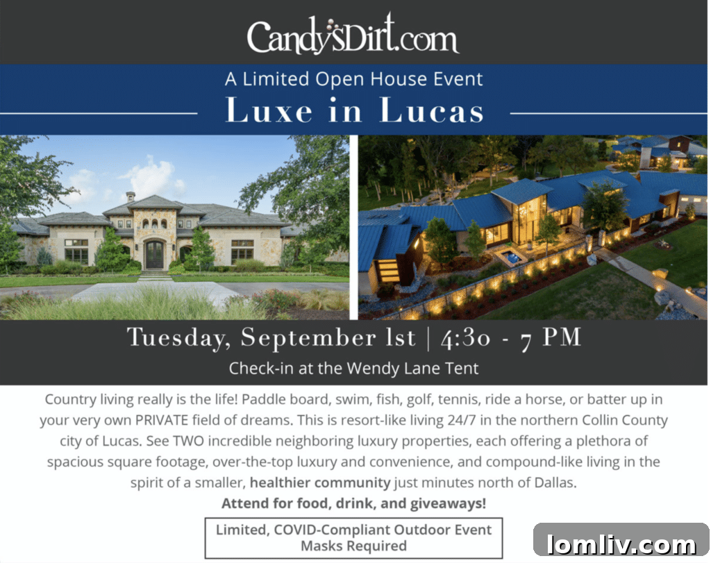 Architectural Detail of a Lucas Luxury Home