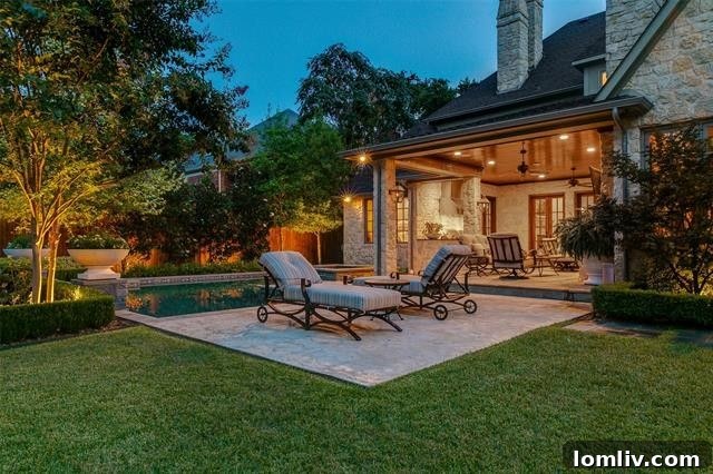 Generous outdoor living space, ideal for entertaining