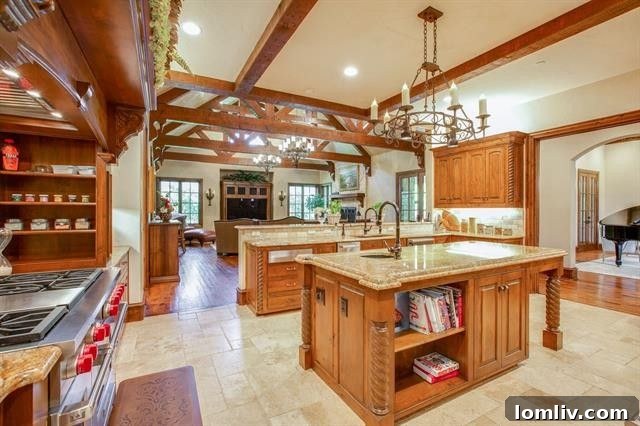 High-end commercial-grade kitchen range and hood