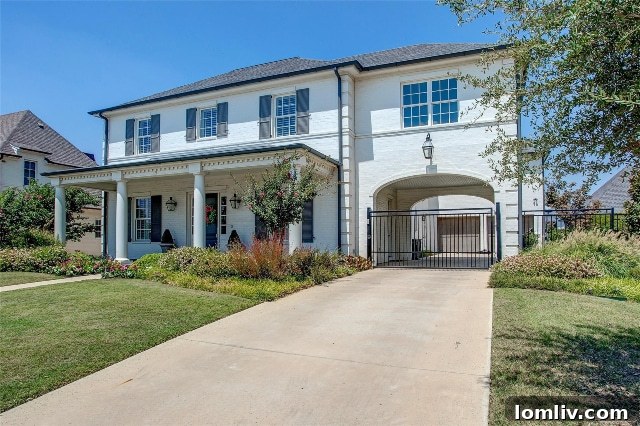 Riverhills Custom Homes: Greatness is in the Details 4 Secure Gated Entrance to Garage at 5436 Huntly Drive
