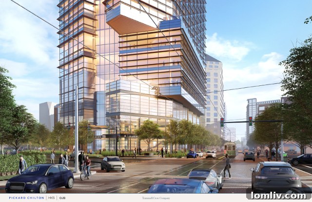 The 2401 McKinney development, featuring Truluck's