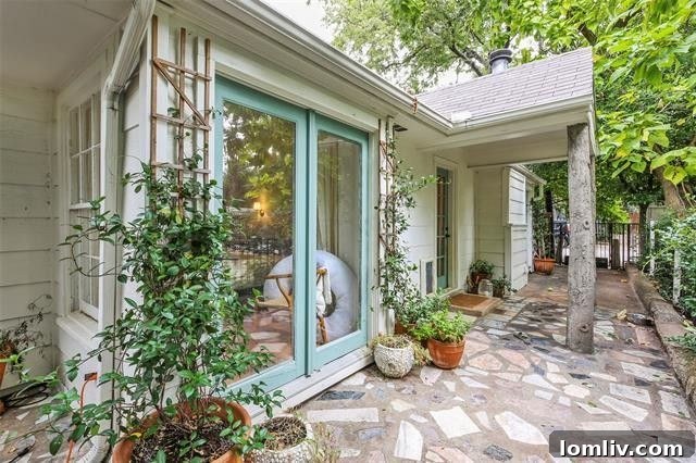 Front View of the Historic Lakewood Cottage showcasing its unique architectural details