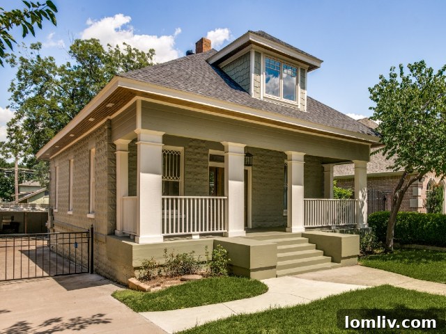 COVID Rekindles Front Porch Life 4 Modern suburban home with a small, less functional porch