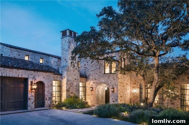 Tuscan Farmhouse Living Room Austin
