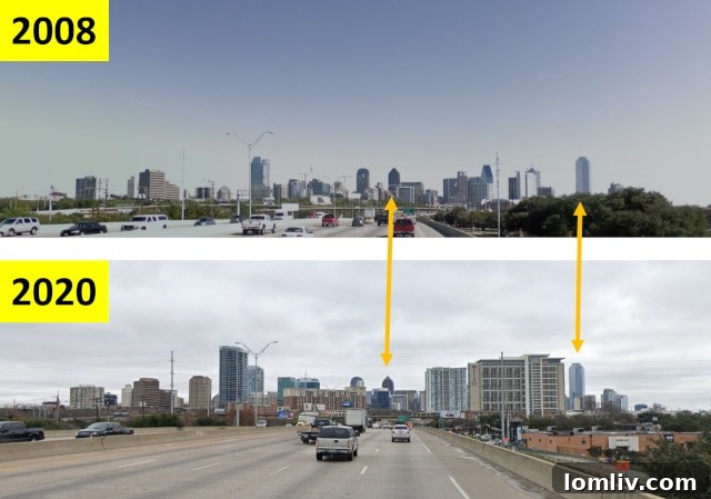 Jon Anderson: The 12-Year Assault on Dallas's Skyline 5 I-35E at Oak Lawn Avenue. Less than 12 years to kill a skyline.
