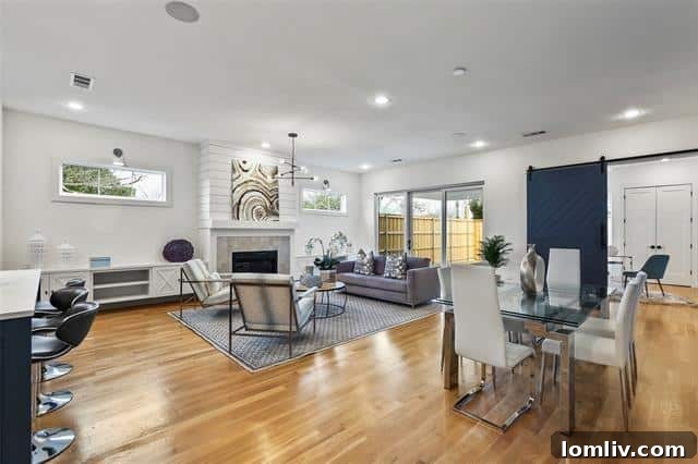 Thoughtfully designed second bedroom with ample space