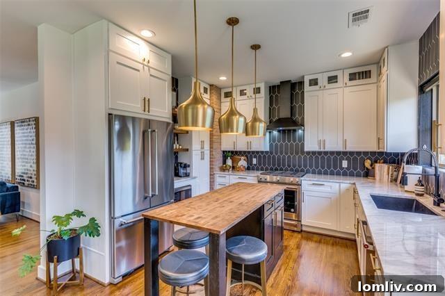 Spacious and bright open-plan living area in Dallas Tudor